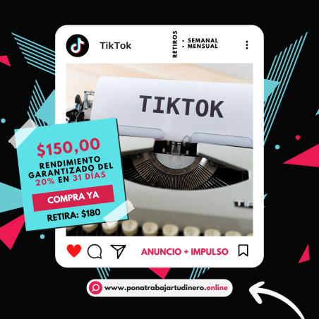 Anuncio Tiktok +IMPULSO