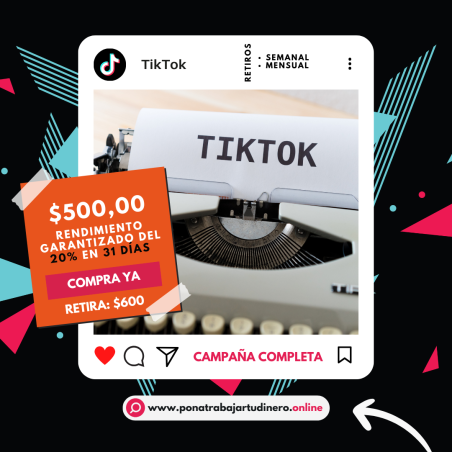 Anuncio  Tiktok  CAMPAÑA COMPLETA