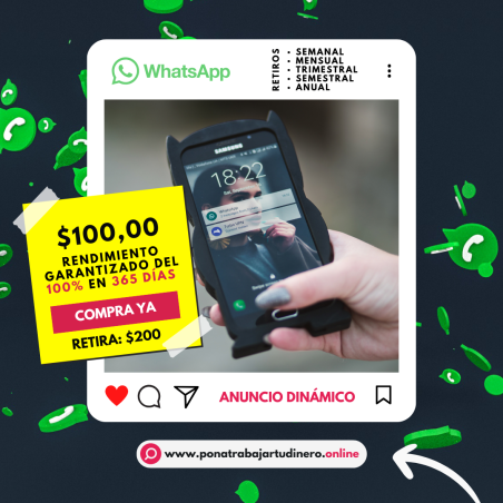 Anuncio   WhatsApp  DINÁMICO