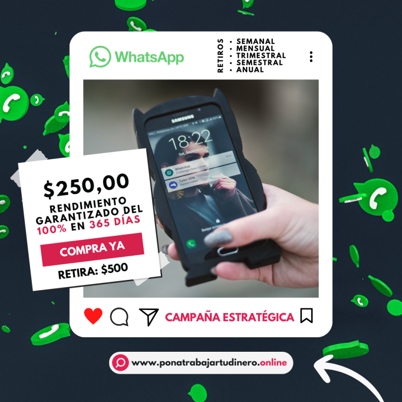 Anuncio   WhatsApp  CAMPAÑA ESTRATÉGICA