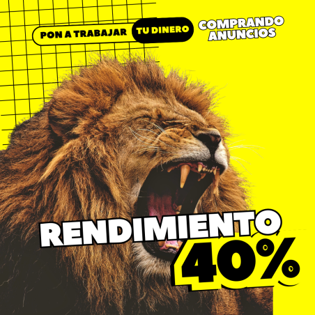 Anuncio de $50 - León Amarillo - Rendimiento 40%